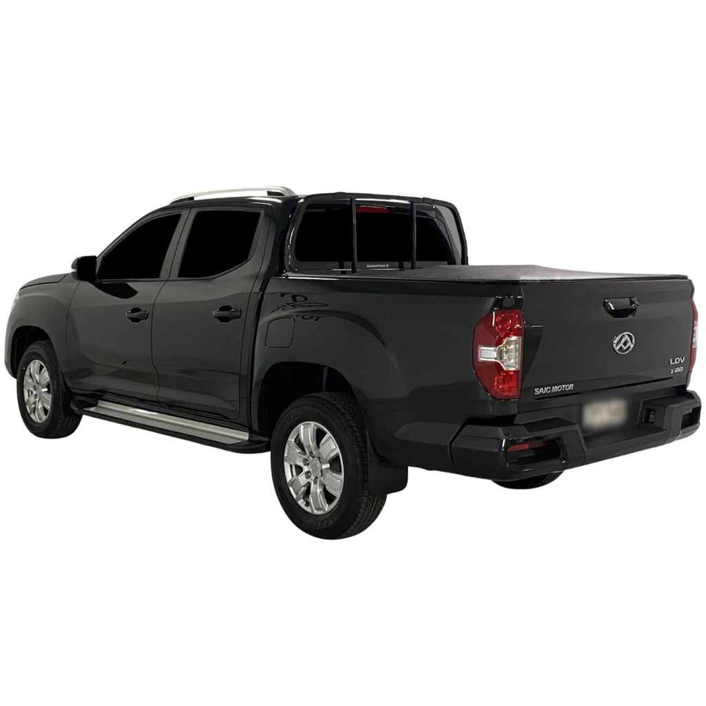 Clip On Ute Tonneau Cover to fit LDV T60 Dual Cab with Factory Headboard and Under Rail Liner - 2017 to Current