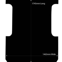 Rubber Ute Mat to suit Mazda BT-50 Super Cab 2007 to November 2011 - Suits Spray On Liner Or No Liner