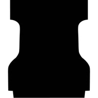 Rubber Ute Mat to suit Mazda BT-50 Super Cab November 2011 to September 2020 - Suits Spray On Liner Or No Liner