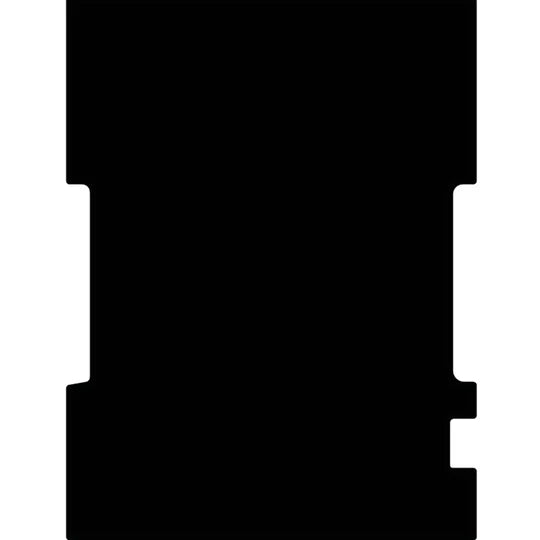 Rubber Ute Tub Mat to suit Ford Falcon AU BA BF -  1999 - May 2008 (Suits Factory Plastic Tub Liner)