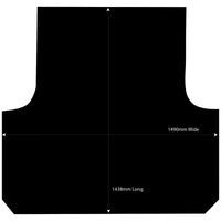 Rubber Ute Mat to fit Toyota Hilux Dual Cab 1998 to March 2005 - Suits Spray On Liner Or No Liner