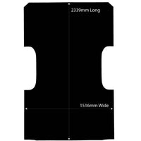 Rubber Ute Mat to fit Toyota Hilux Single Cab April 2005 to Current - Suits Spray On Liner Or No Liner