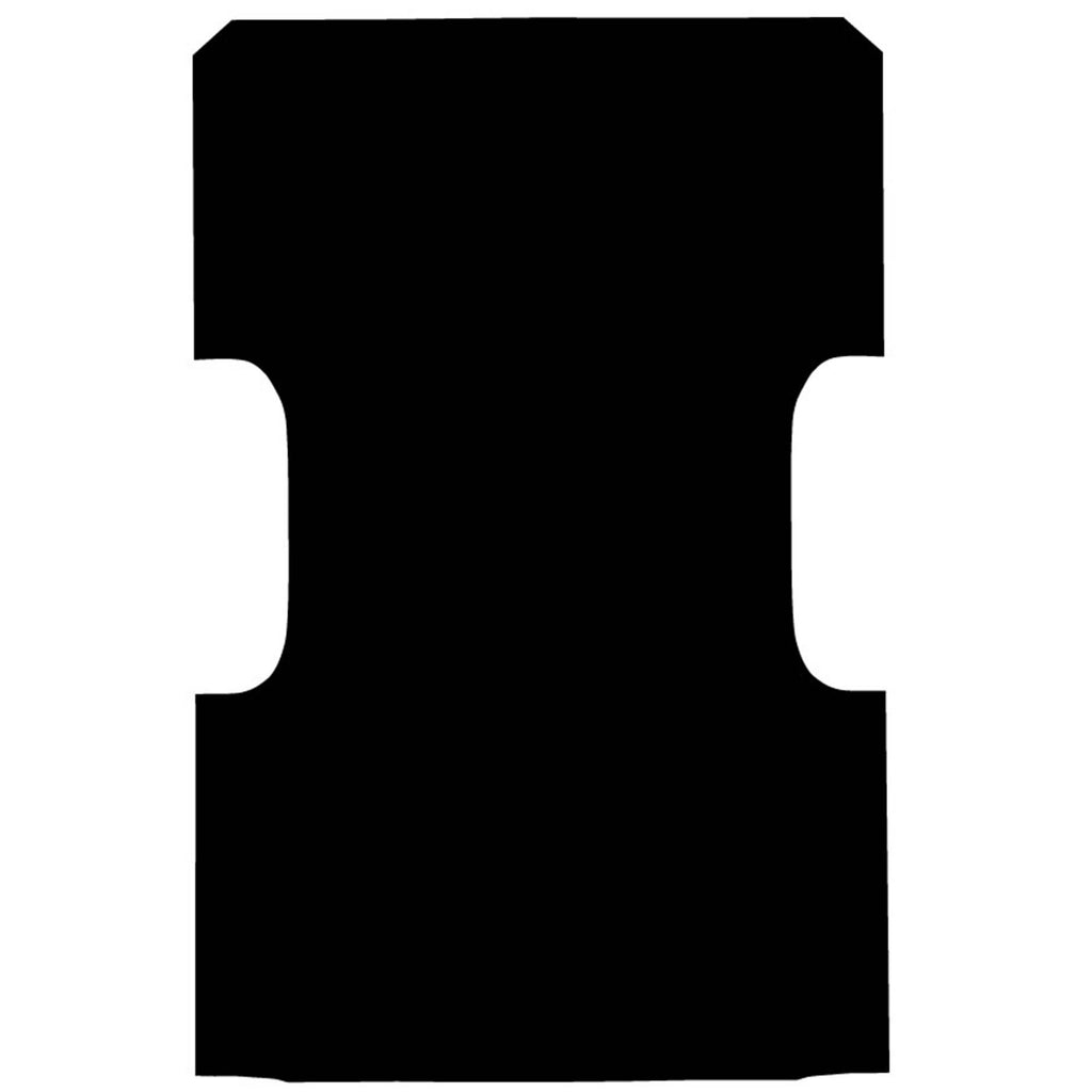 Rubber Ute Mat to fit Toyota Hilux Single Cab April 2005 to Current - Suits Spray On Liner Or No Liner