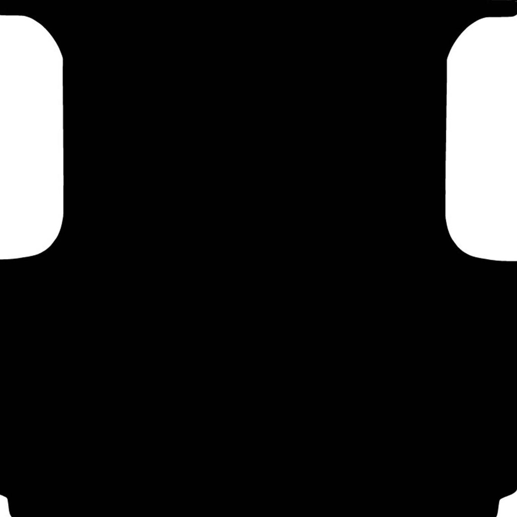 Rubber Ute Mat to fit Foton Tunland P201 Dual Cab 2014 to Current - Suits Spray On Liner Or No Liner