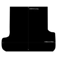 Rubber Ute Mat to fit Ssangyong Musso Dual Cab SWB ( With Factory Ute Liner ) 2018 to Current