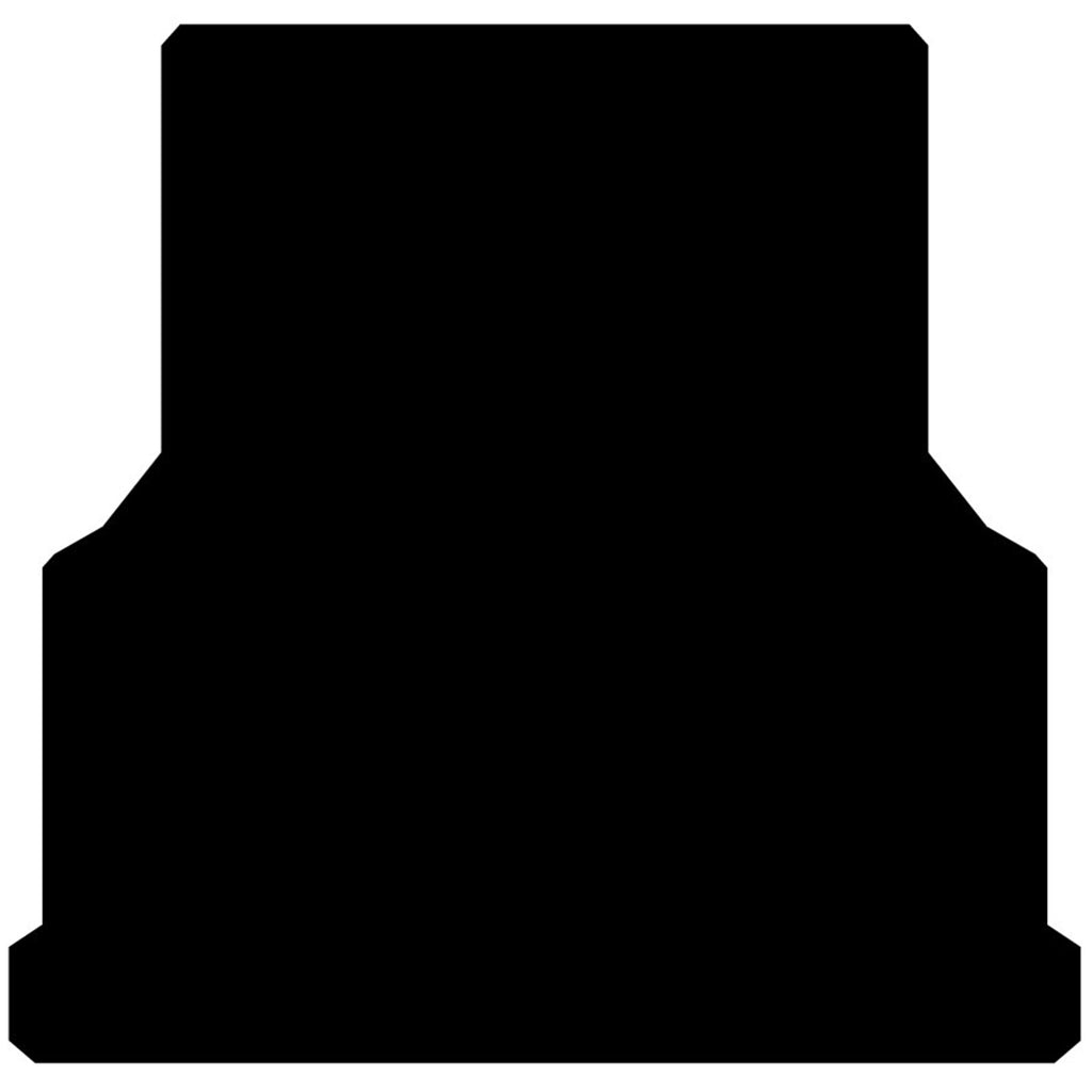 Rubber Ute Tub Mat to fit Holden Colorado RG Dual Cab July 2012 to 2020 - Fitted with Factory Plastic Tub Liner