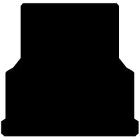 Rubber Ute Tub Mat to fit Holden Colorado RG Dual Cab July 2012 to 2020 - Fitted with Factory Plastic Tub Liner