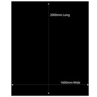 Non Slip Ribbed Rubber Ute/Van/Floor Matting - 1.6m x 2m