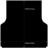 Rubber Ute Tub Mat to fit Isuzu D-Max Dual Cab Sep 2020 to Current - Fitted with Factory plastic Tub Liner