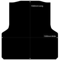 Rubber Ute Mat to suit Mazda BT50 TF Dual Cab Suits Spray On Liner Or No Liner October 2020 to Current