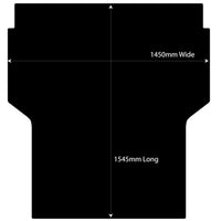 Rubber Ute Mat to fit GWM Cannon Dual Cab 2020 to Current - Suits Spray On Liner Or No Liner