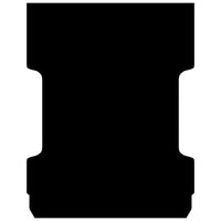 Rubber Ute Mat to suit Chevrolet Silverado 1500/2500/3500 6'7" Bed (2014 to 2019) - Suits Spray On Liner Or No Liner