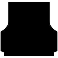 Rubber Ute Mat to fit Mitsubishi MV Triton Dual Cab March 2024 to Current - Fitted with Factory Plastic Tub Liner