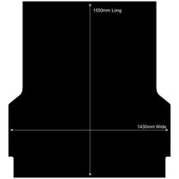 Rubber Ute Mat to fit BYD Shark 6 Dual Cab 2025 to Current - Suits Spray On Liner Or No Liner