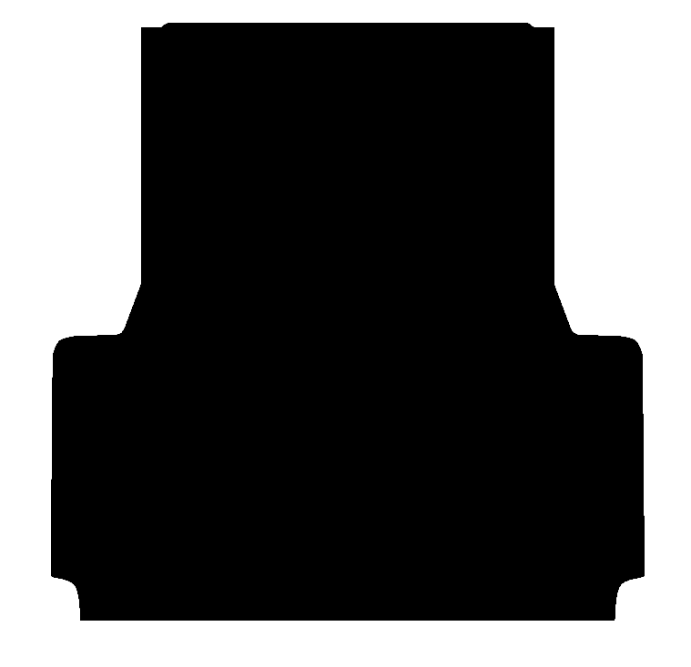 Checkerplate Rubber Ute Mat to fit Toyota Hilux Dual Cab 2015 to Current - Suits Factory GR Liner