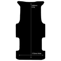 Rubber Van Mat to fit Toyota HiAce SLWB April 2005 to May 2019