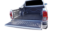 Checker Plate Rubber Ute Mat To Fit Ford Next Gen Ranger WildTrak Dual Cab Fitted with Factory WildTrak Plastic Tub Liner (July 2022 to Current)