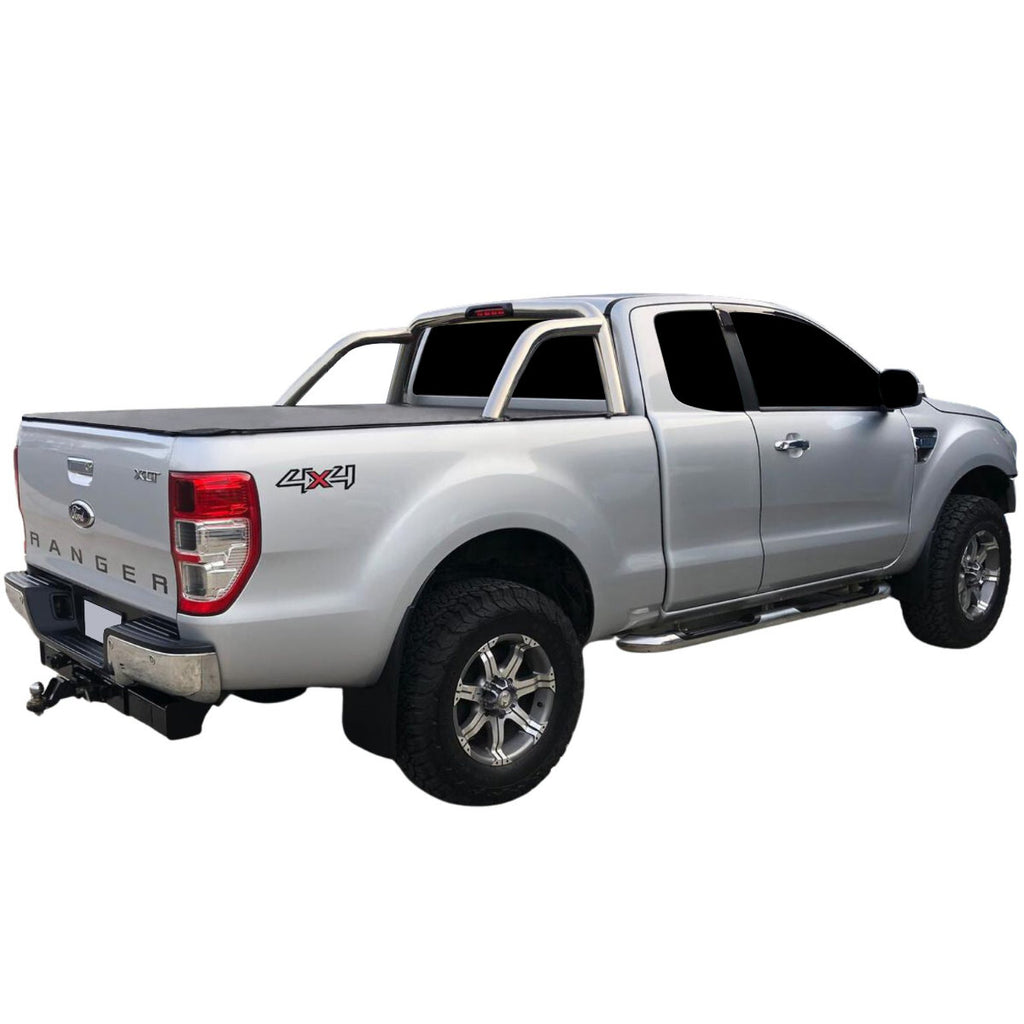 Clip On Ute Tonneau Cover to fit Ford PX Ranger Super Cab with Factory Sports Bars Nov 2011 - June 2022