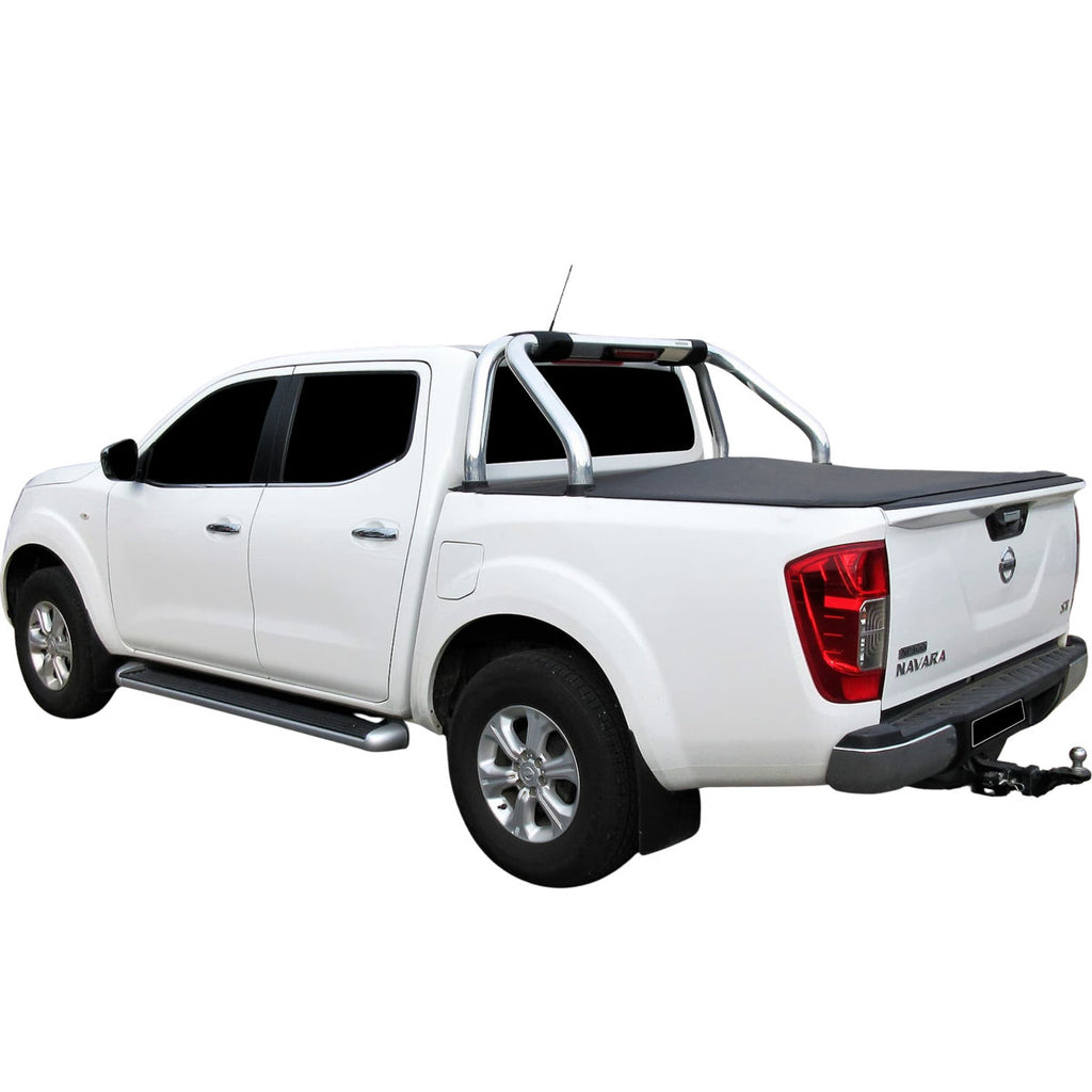 Roll Up Cover to fit Nissan Navara NP300 Dual Cab with Sports Bars - July 2015 to February 2021 Ute Tonneau