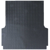 Checker Plate Rubber Ute Mat To Fit Ford Ranger PX Dual Cab Fitted with Factory Plastic Tub Liner (November 2011 to June 2022)