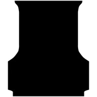 Rubber Ute Mat to fit Mitsubishi MV Triton Club Cab March 2024 to Current - Fitted with Factory Plastic Tub Liner