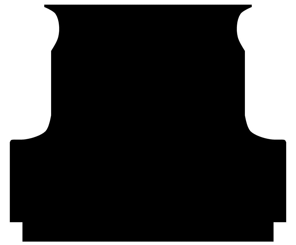 Rubber Ute Mat to fit Nissan Navara Dual Cab NP300 D23 ( With Factory Ute Liner ) July 2015 to Feb 2021