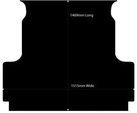 Rubber Ute Mat to fit Nissan Navara Dual Cab NEW NP300 D23 ( With Factory Ute Liner ) March 2021 to Current