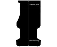 Rubber Van Mat to fit Toyota HiAce SLWB June 2019 to Current - Suits Passenger Sliding Door Configuration Only