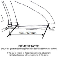 Clip On Ute Tonneau Cover to fit Volkswagen Amarok Dual Cab With Sports Bar (2011 to April 2023)