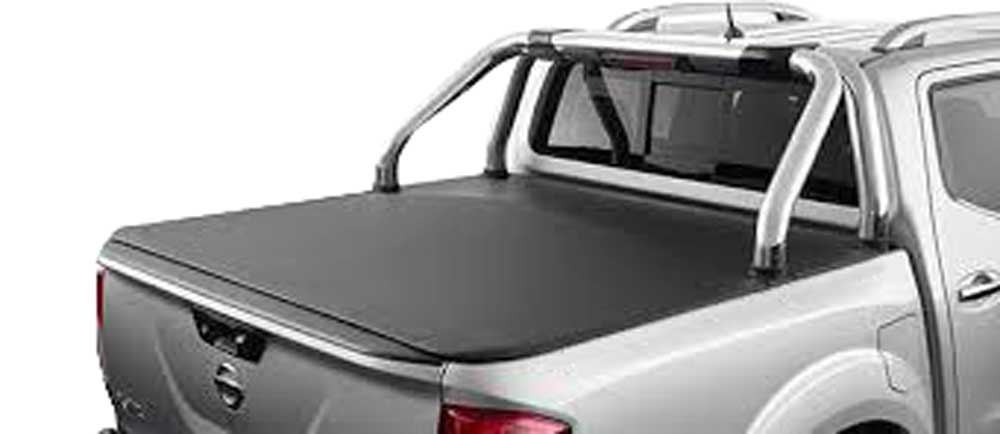 Clip On Ute Tonneau Cover to fit Nissan Navara NP300 Dual Cab With Sports Bar.