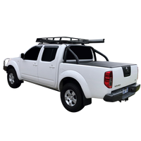 Clip On Ute Tonneau Cover for Nissan Navara D40 Dual Cab With Sports Bar.